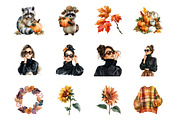 Hello Autumn Daily Life Clipart, a Seasonal Illustration by fashionaddict (Thumbnail 5 of 5)