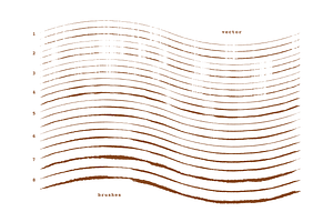 Broken Stick - Vector Brush Set