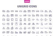 3552 Unigrid icons, an Outline Icon by Icojam store (Thumbnail 4 of 14)