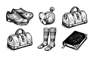 Running Gear Vintage Engraving, a Sport Illustration by Huza Studio (Thumbnail 13 of 13)