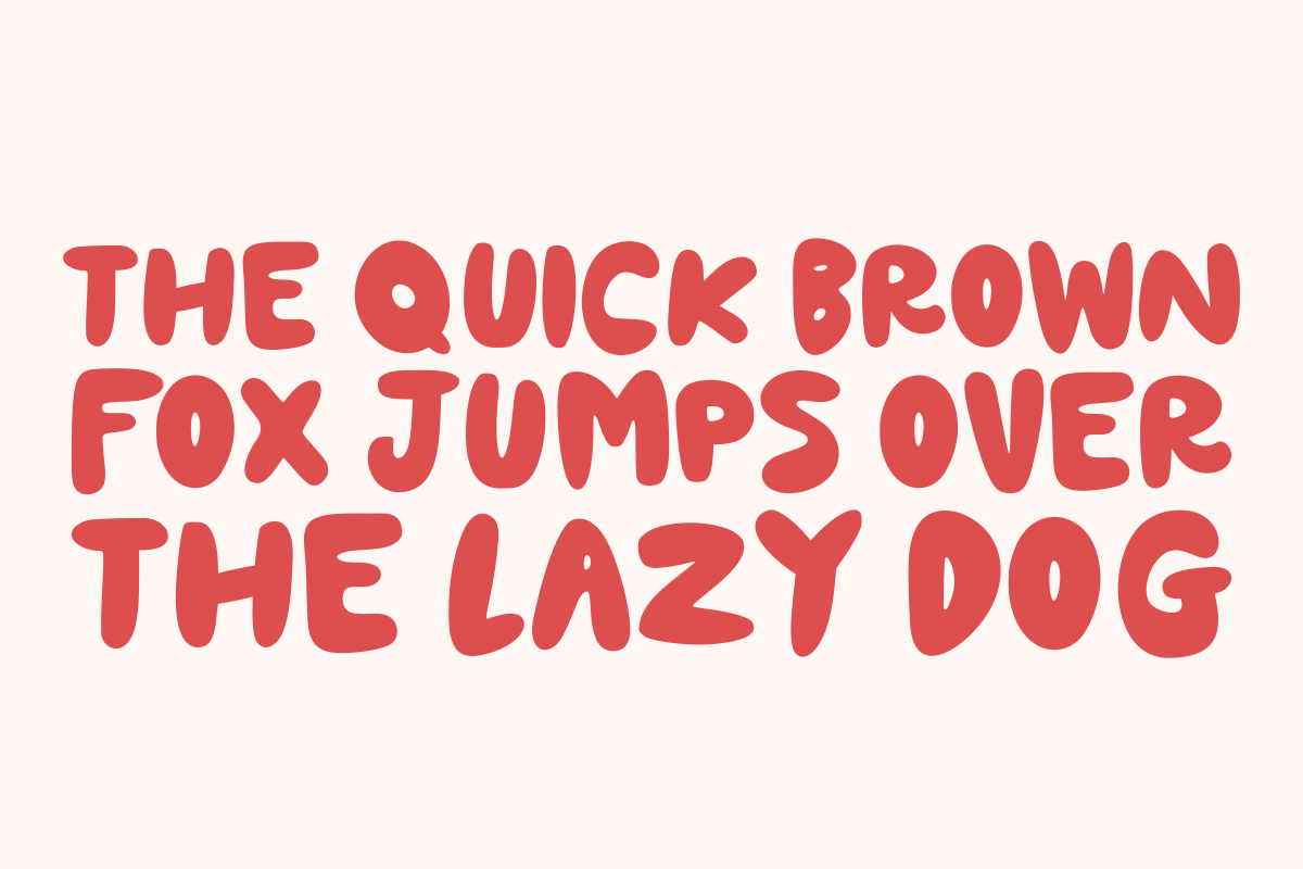 Lovely Heart - Playful Bubble Font, a Handwritten Font by SaktiAvellin (Photo 3 of 6)