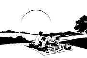 Charming summer picnic family, a Seasonal Illustration by Amazin_art (Thumbnail 15 of 23)
