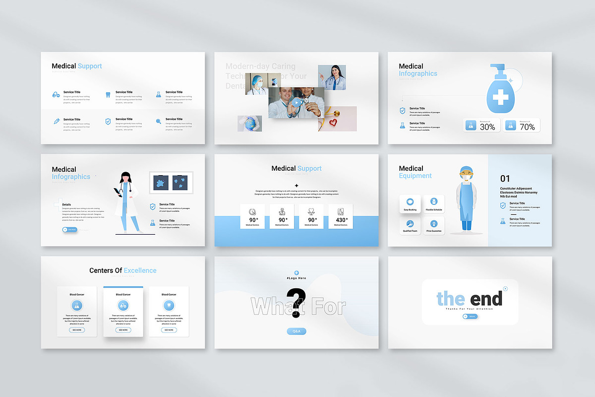 Healthcare Medical Presentation, a Presentation Template by KreateTribe (Photo 4 of 6)