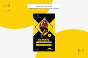 School Admission Banner, a Social Media Template by taieefbakshi (Thumbnail 3 of 3)