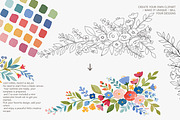 Procreate floral stamp & brush set, a Brush Add-On by Patishop Art (Thumbnail 5 of 8)