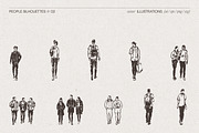 Urban People Silhouette Illustration, a Person Illustration by TheMountBirdStudio (Thumbnail 4 of 9)