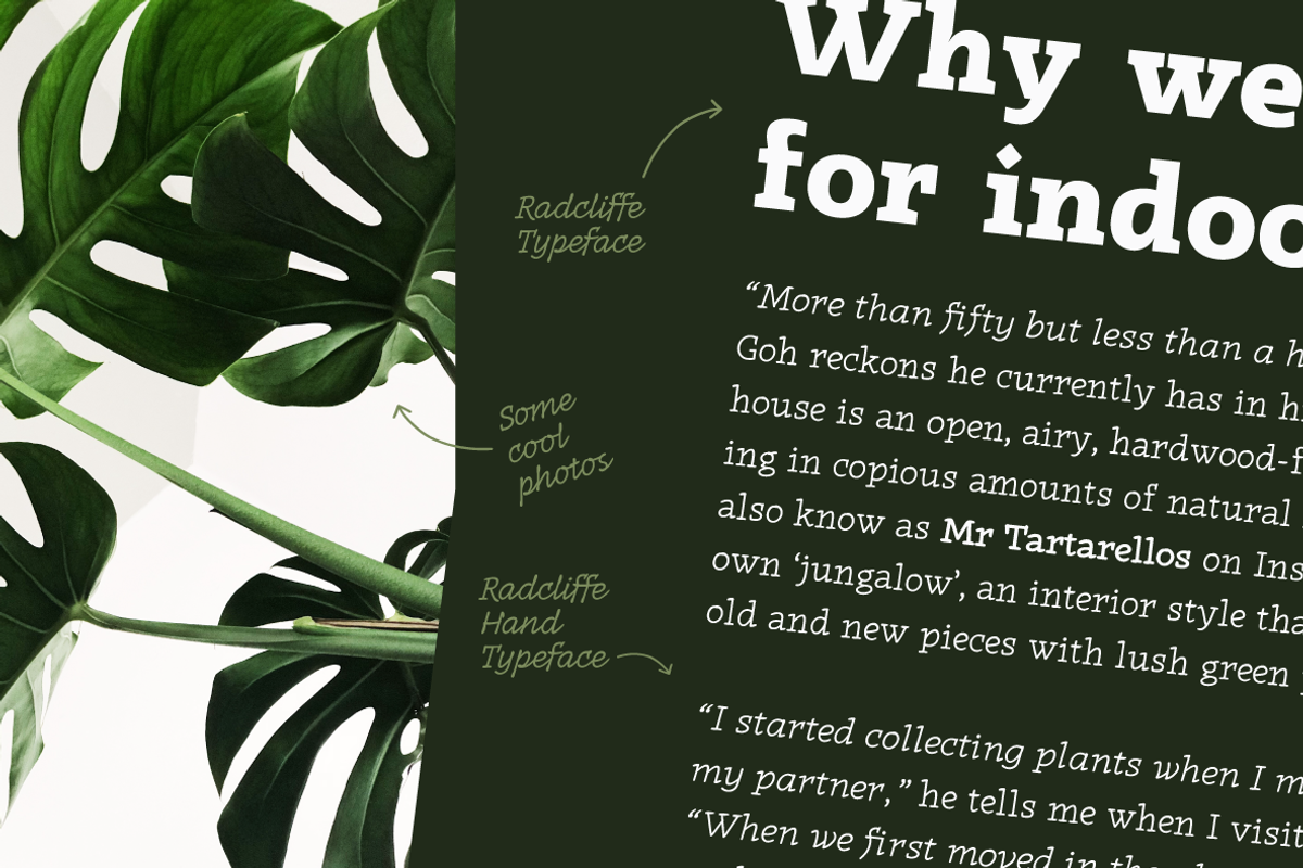 Radcliffe Hand - 7 fonts preview 2