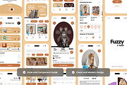 Fuzzy Twon – Pet Grooming App Design, an App Template by twinstd (Thumbnail 3 of 5)