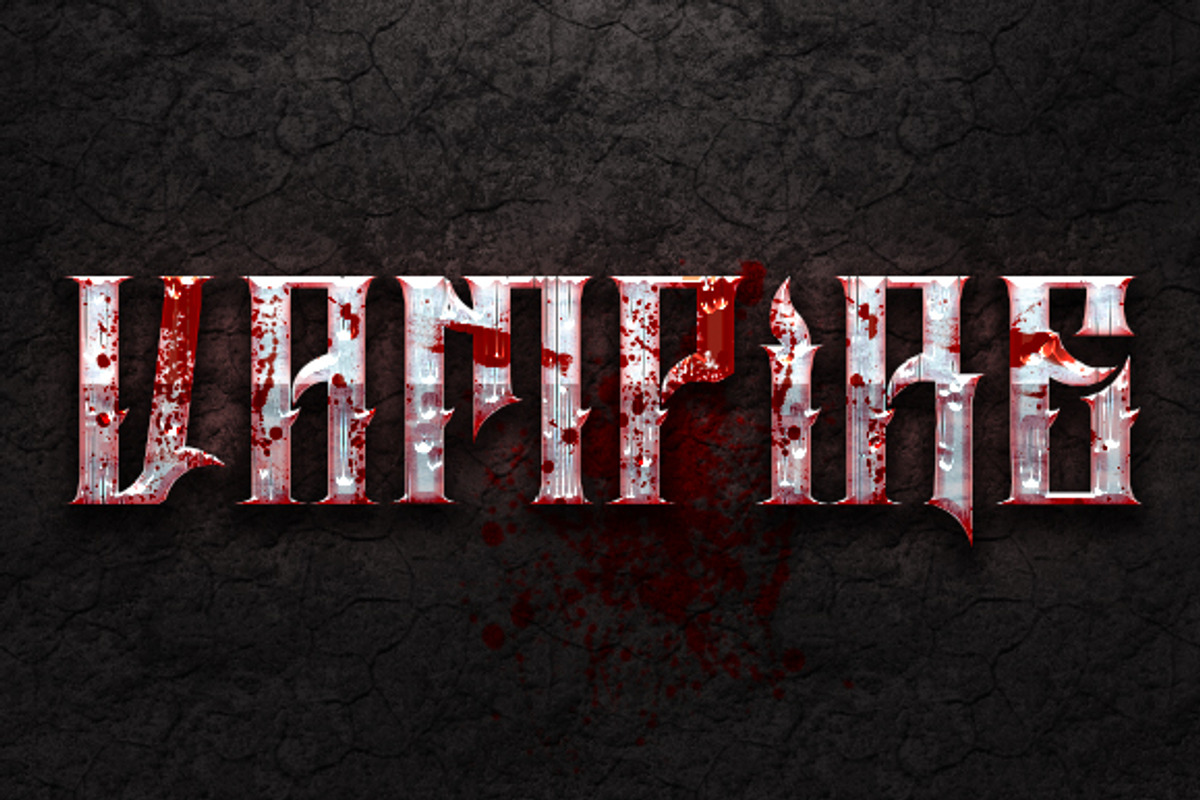 Halloween/Horror Styles - 3 Variants, a Layer Style Add-On by survivor (Photo 1 of 3)
