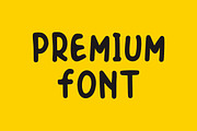 Black Cats - Cartoon Font, a Sans Serif Font by Fourteen Letter (Thumbnail 2 of 7)