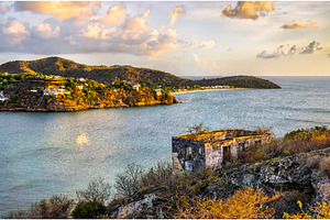 Ruin of Fort Barrington overlooking, an Architecture Photo by Leonid Andronov