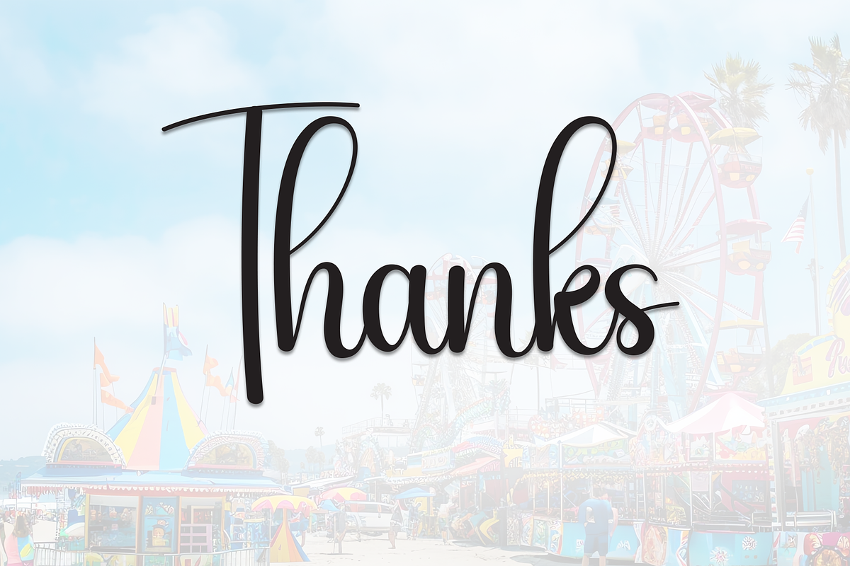 Carnival | Script Font, a Handwritten Font by Scratchones (Photo 9 of 9)