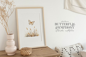 Butterfly Symphony Watercolor