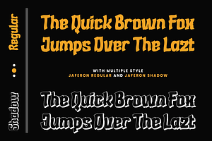 Jaferon Display Hero Font