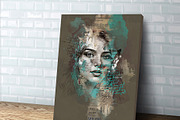 Mixed media art photo effect, an Action Add-On by MRI STUDIO (Thumbnail 3 of 19)