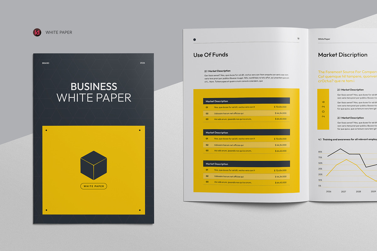 Business White Paper, a Brochure Template by KreateTribe (Photo 1 of 10)