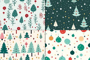 20 Seamless Christmas Time Patterns