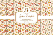 Boho Pumpkin Seamless Pattern, a Pattern Graphic by tchastudio (Thumbnail 1 of 11)