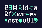 Altersan; Abstract Alternates Sans, a Sans Serif Font by Eko Bimantara (Thumbnail 10 of 12)