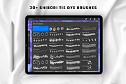 Procreate Shibori Tie Dye Brushes, a Brush Add-On by Nurmiftah (Thumbnail 2 of 11)