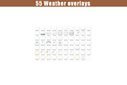 Weather rain sun fog snow overlay, a Layer Style Add-On by OverlayBox (Thumbnail 4 of 5)