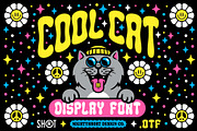 Cool Cat Font, a Font by MightySHORT (Thumbnail 1 of 2)