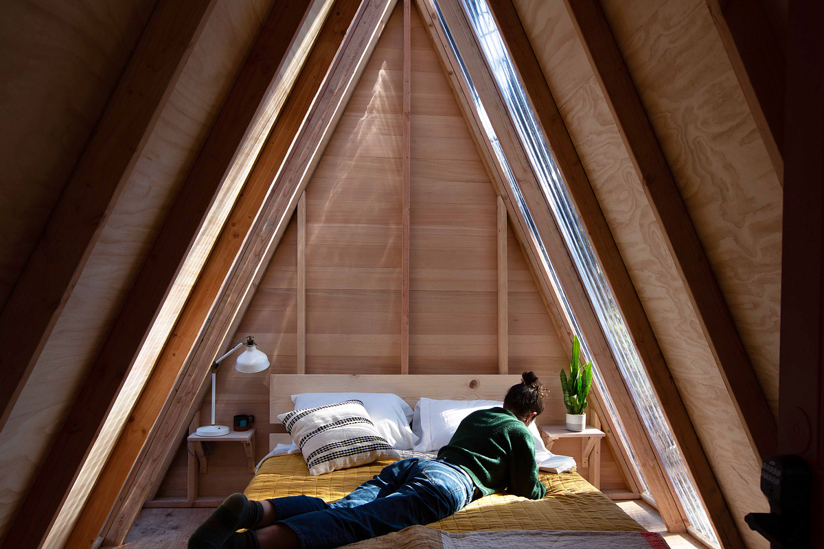 Micro A-Frame Cabin Plans, a Graphic by elevatedspaces (Photo 3 of 12)