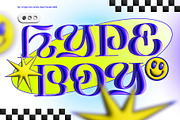 Cringe Experimental Typeface, a Serif Font by Aiyari (Thumbnail 13 of 14)