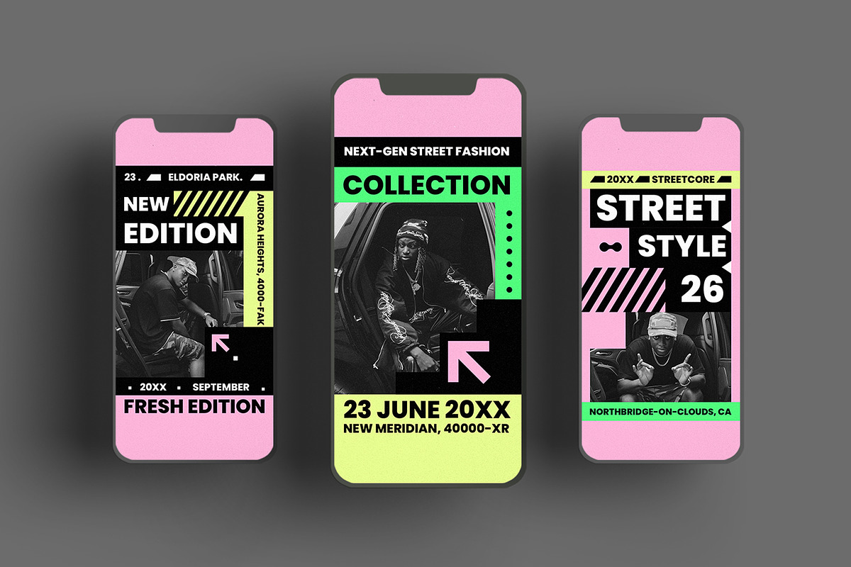 10 Streetwear Collection Social Post, a Social Media Template by Parisa-Artstudio (Photo 2 of 4)