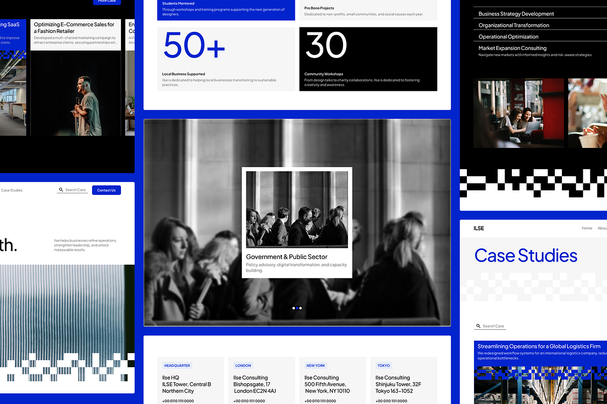 Consulting Firm Framer Template, an UI Kit Template by Rozepaars Design (Photo 2 of 4)