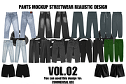 Pants Mockup Streetwear, a Bottom Mockup by NYCTHOPILIA STUDIO (Thumbnail 1 of 8)