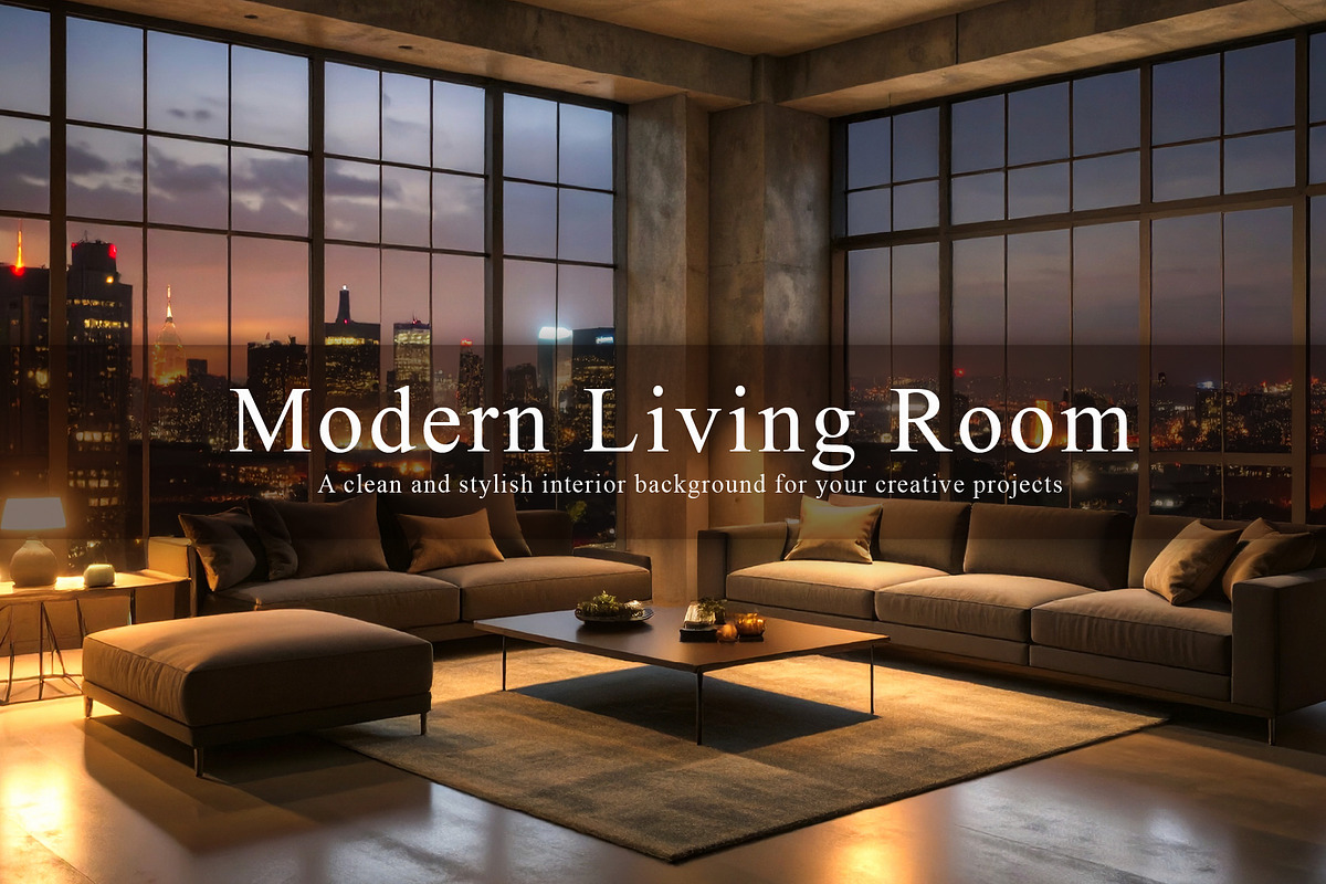 15 Modern Living Room, a Background Graphic by NOMO DESIGN (Photo 1 of 16)