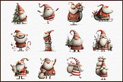 Quirky Christmas Santa Clipart, an Illustration by Sublimation Artist (Thumbnail 3 of 6)
