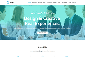 Allow One Page HTML5 Template