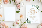 Floral Bridal Shower Card Mockup, a Product Mockup by TatiMockup (Thumbnail 2 of 3)