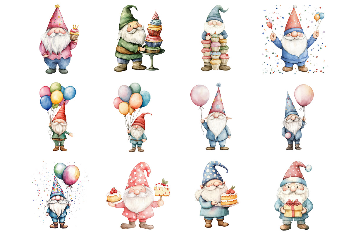 Gnomes Birthday, an Illustration by Design Market (Photo 2 of 3)
