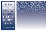 Snowflakes Backgrounds Collection, a Decorative Illustration by Amovitania (Thumbnail 3 of 5)