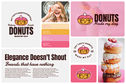 Donut Pastry Bakery Logo Template, a Branding & Logo Template by Headfonts (Thumbnail 2 of 3)