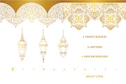 Kit Of Ramadan Greetings Elements., a Decorative Illustration by O'Gold! (Thumbnail 4 of 5)
