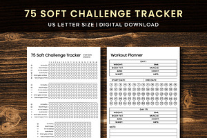 75 Soft Challenge Tracker – 5-Pages