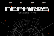 VB Nephiros - Futuristic Font