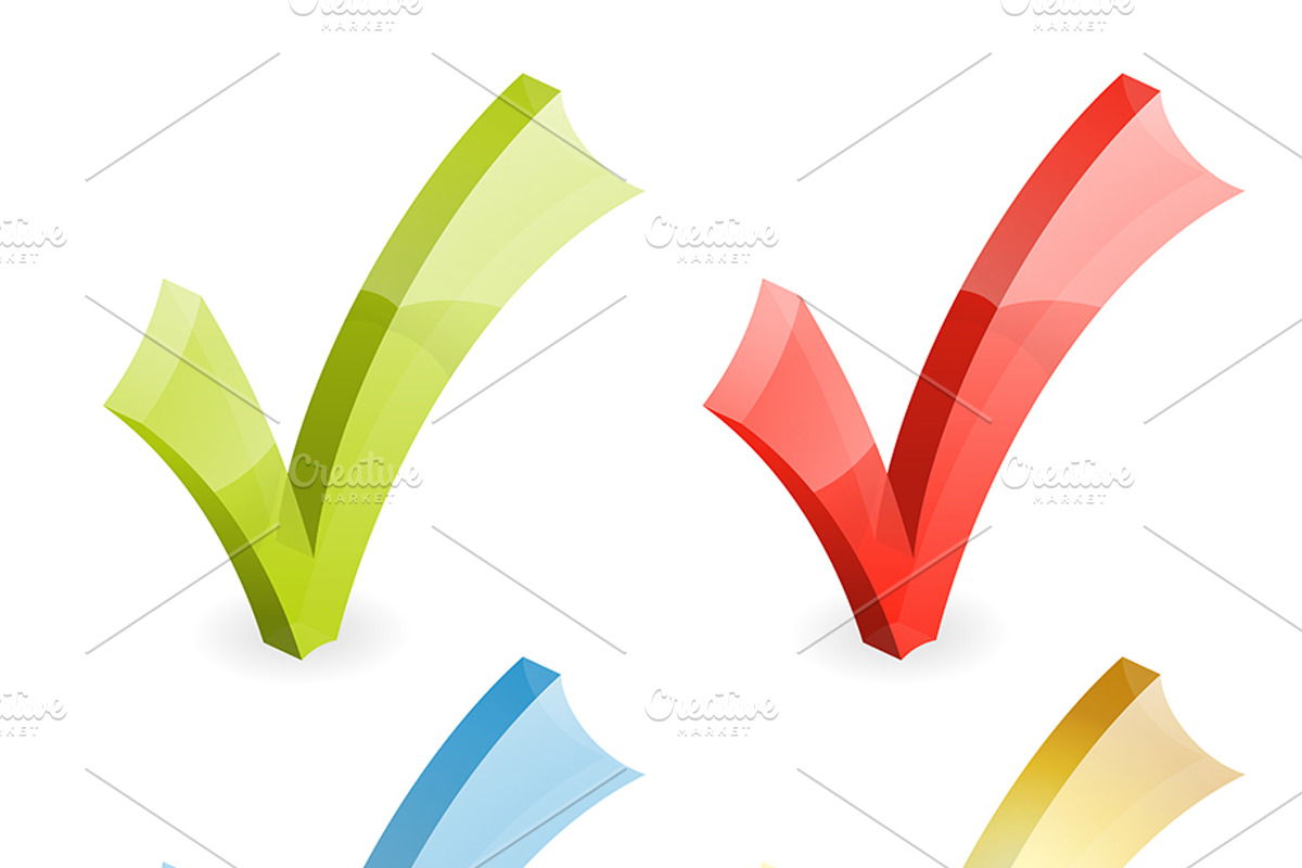 Online Test Concepts Ticks and Check, a Technology Illustration by TAlex (Photo 7 of 7)