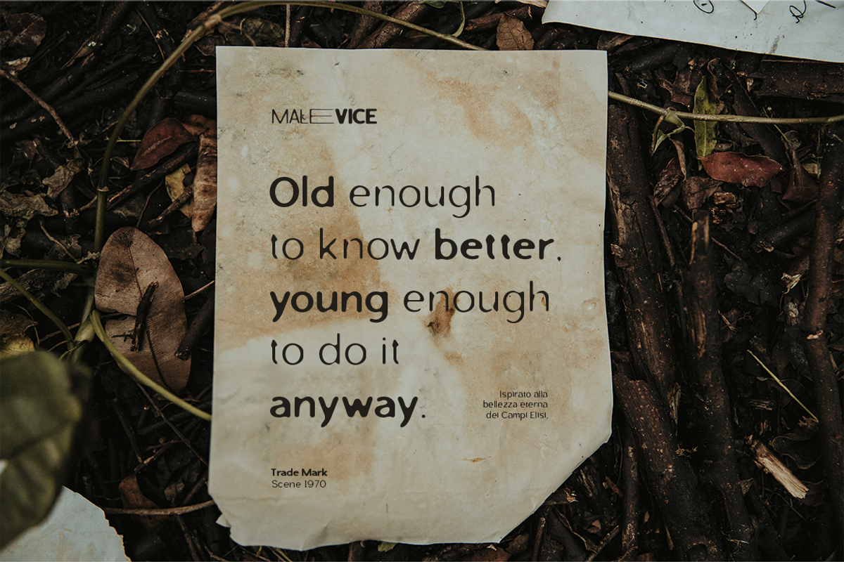 Malevice Inkbleed | 9 Weight, a Sans Serif Font by Burntilldead (Photo 5 of 13)