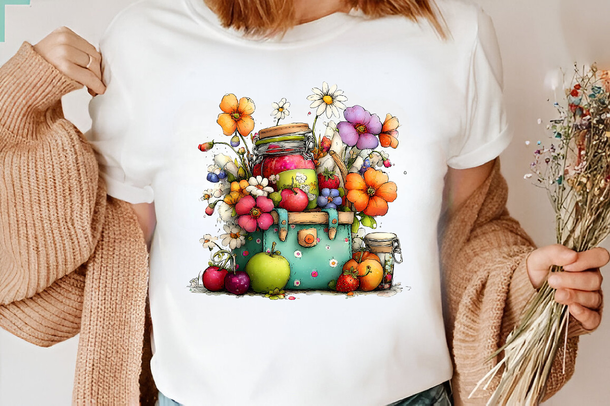 Whimsical Summer Picnic Basket Clipa, an Illustration by CreationArt (Photo 2 of 7)