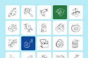 Fishing Doodles, an Outline Icon by Vectors Market (Thumbnail 7 of 8)