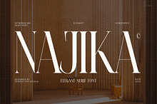 Najika Elegant Serif Font Typeface
