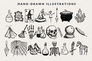 Mystical Clipart, Witchy Doodles, a Seasonal Illustration by The October Creative (Thumbnail 2 of 5)