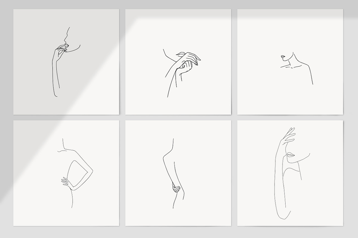Flirt. Line Art Female Body, a Person Illustration by AnMark (Photo 6 of 10)
