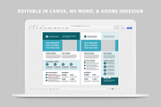 Nonprofit One Pager | Canva & Word, a Flyer Template by Leaflove (Thumbnail 5 of 5)