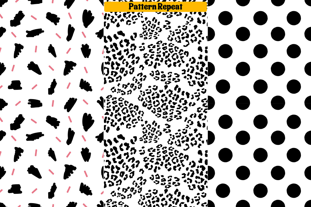80s Comeback Vector Repeat Pattern, a Pattern Graphic by Sheikhadesign (Photo 6 of 11)